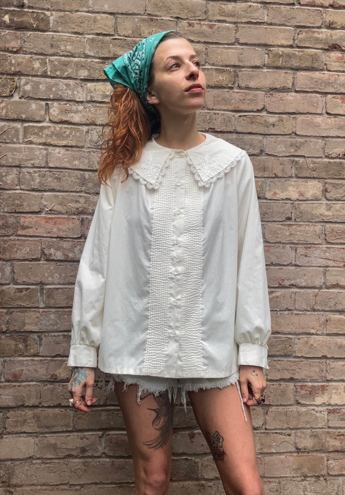 Bib Collar Cottage Shirt