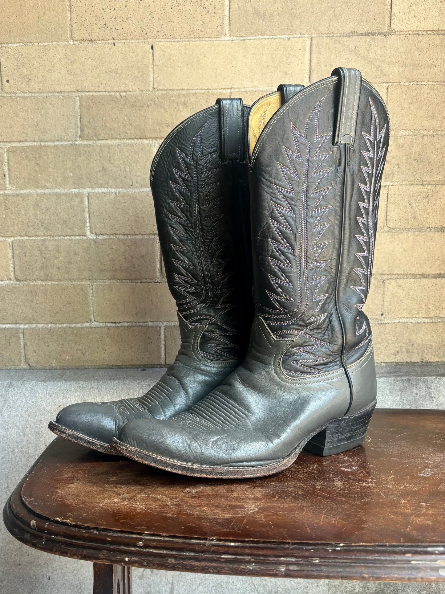 Black Label Tony Lama Cowboy Boots