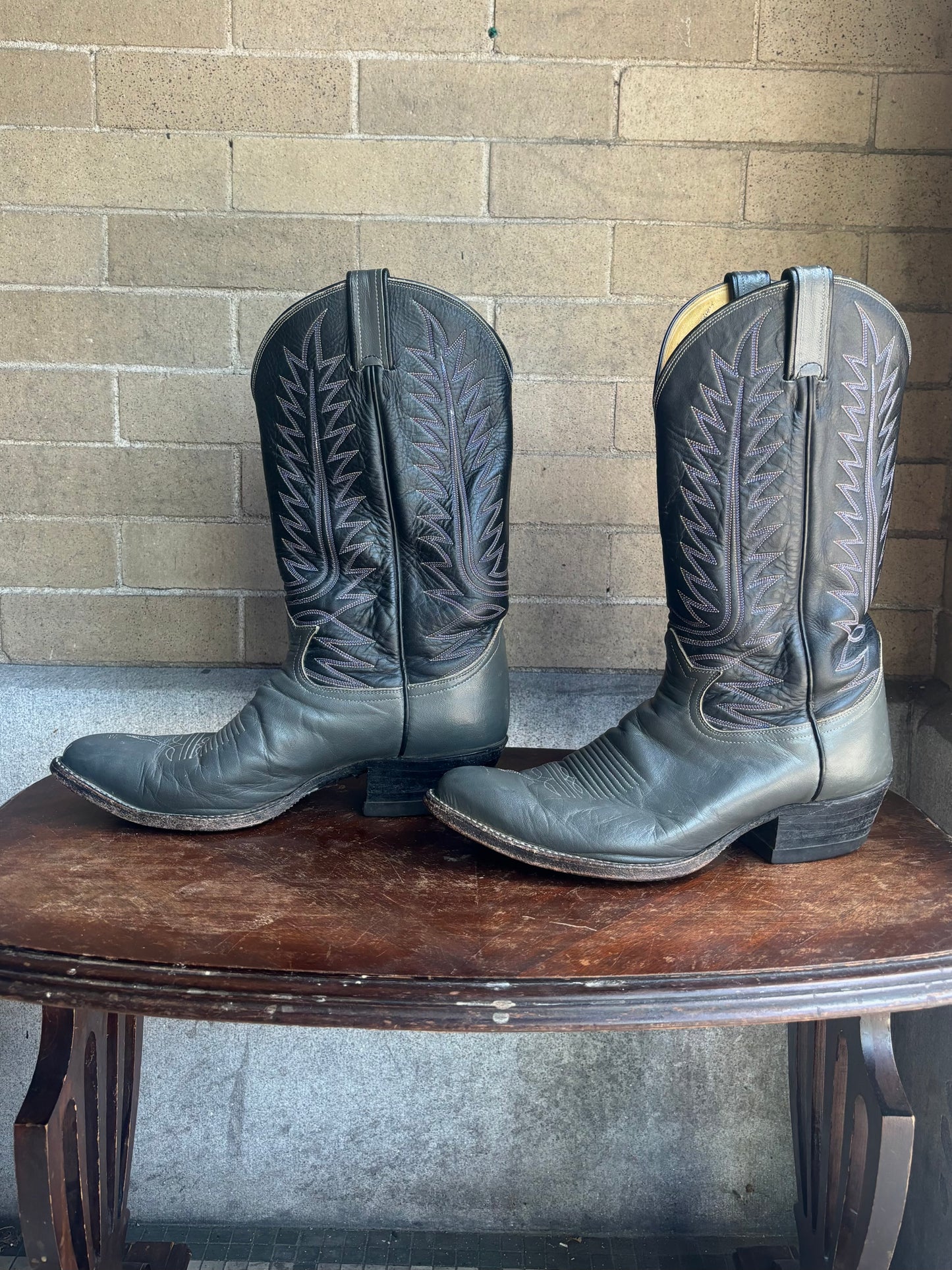 Black Label Tony Lama Cowboy Boots