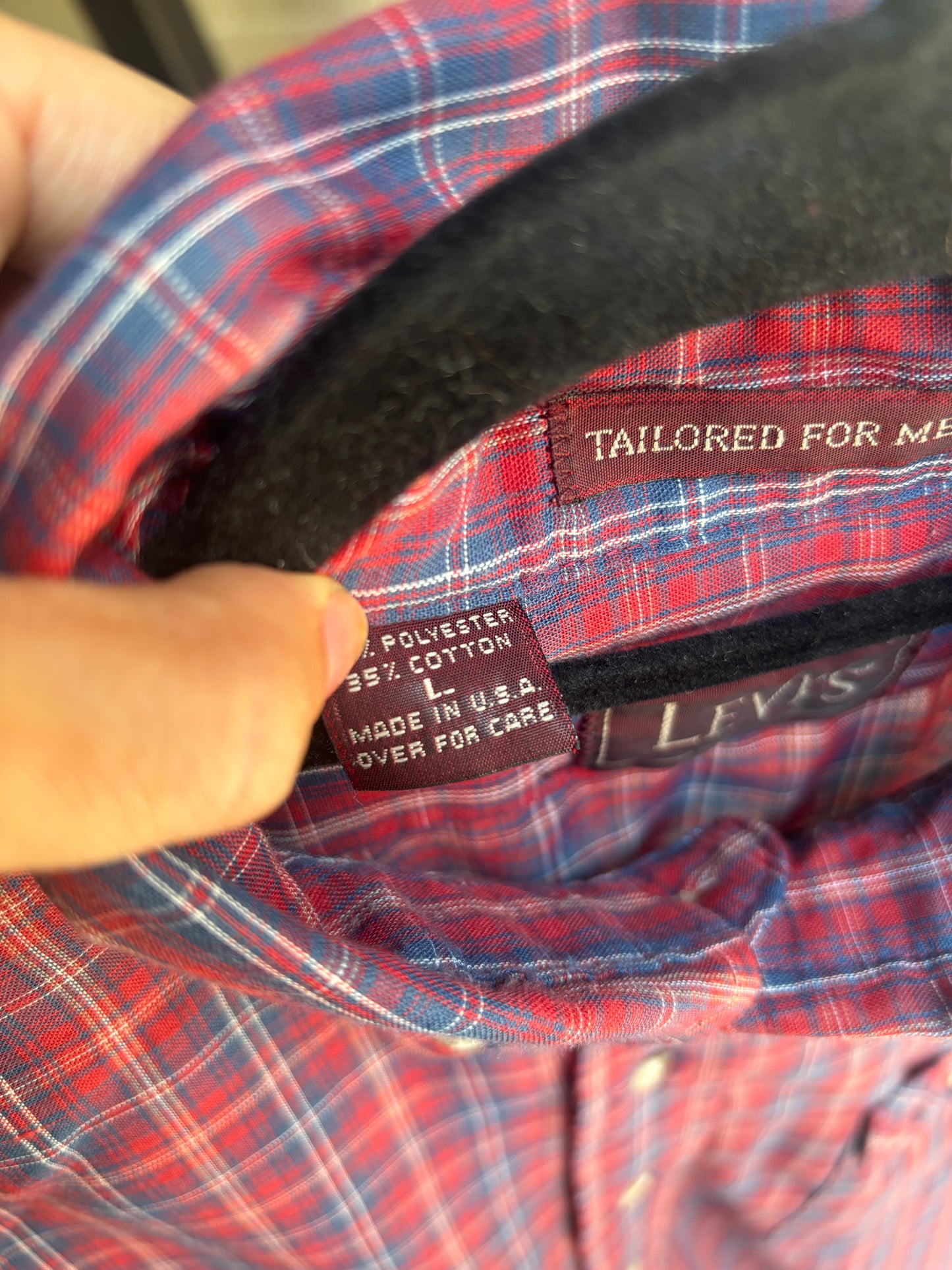 Men’s Levi’s Plaid Shirt - Large - Lightweight