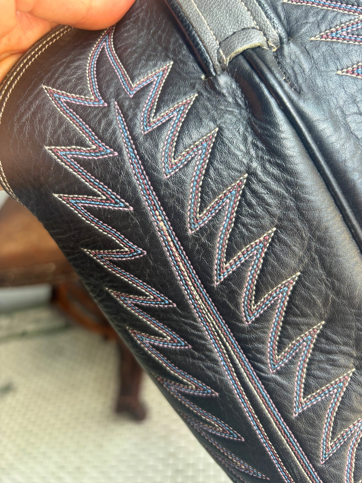 Black Label Tony Lama Cowboy Boots
