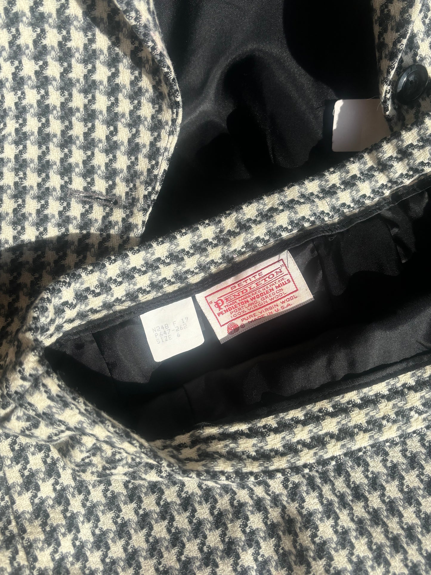 Pendleton Skirt Suit - size 6