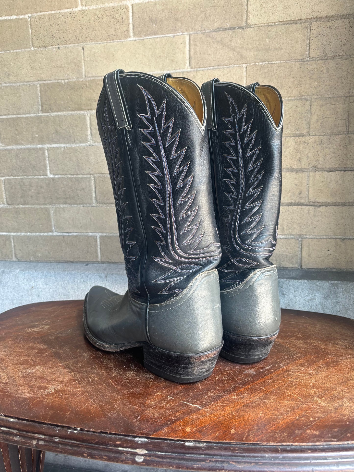 Black Label Tony Lama Cowboy Boots
